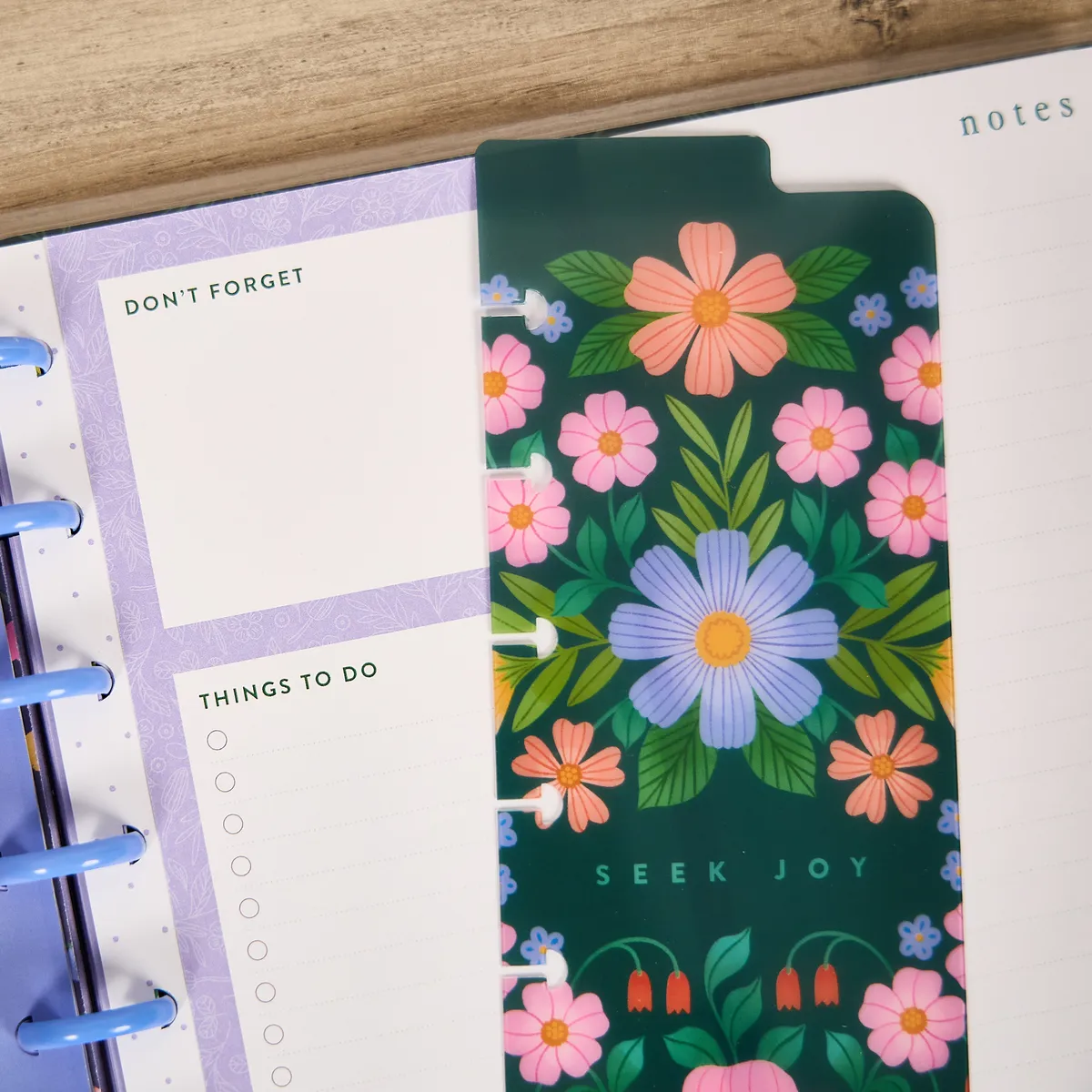 Happy Planner Midnight Meadow kit accessoires Classic