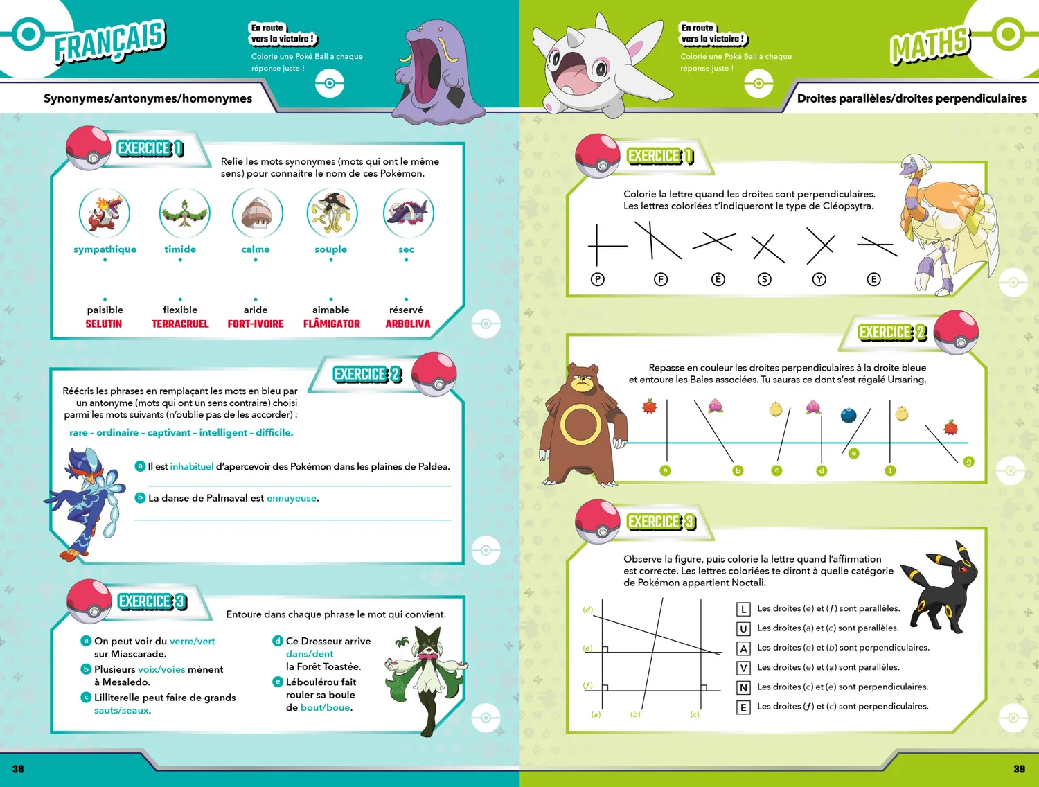 Pokémon Les Incollables cahier de vacances CM1-CM2 2026
