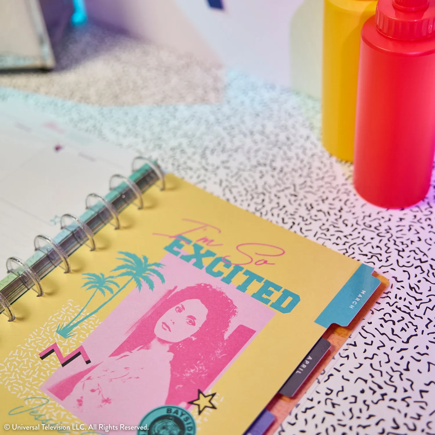 Happy Planner Saved By The Bell agenda dashboard 2026-2027