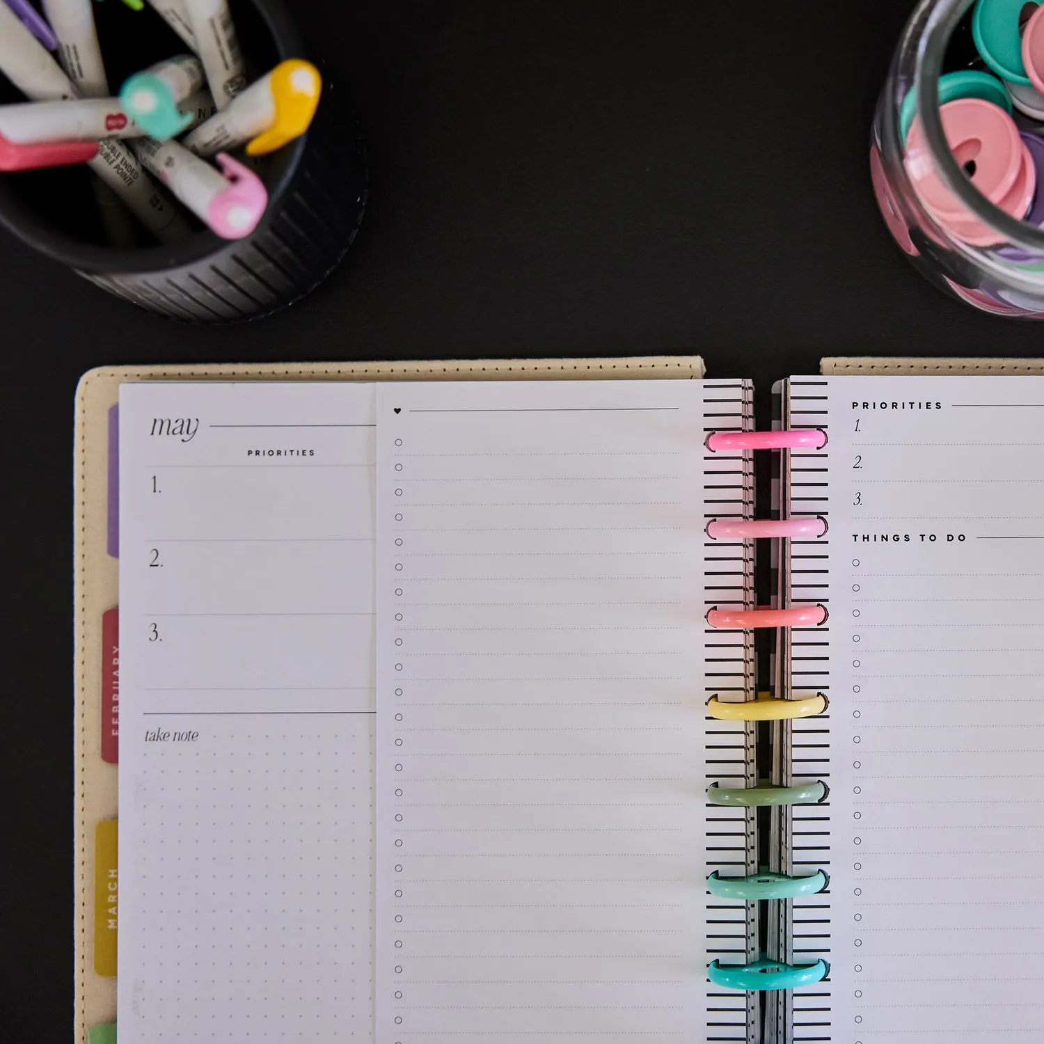 Happy Planner Love L+S recharge checklist Skinny 60 feuilles