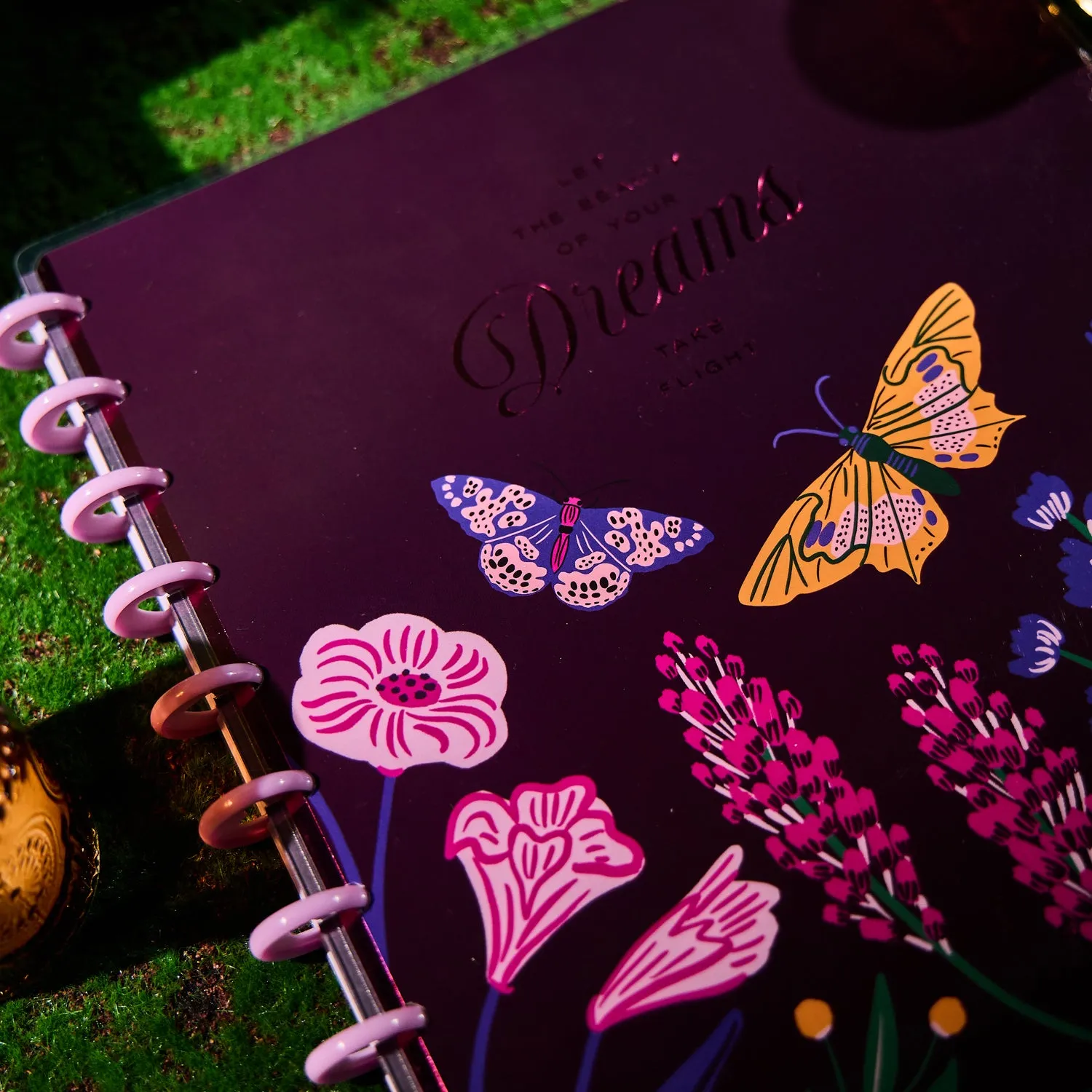 Happy Planner Butterfly Botanics carnet pointillé Big 60 feuilles
