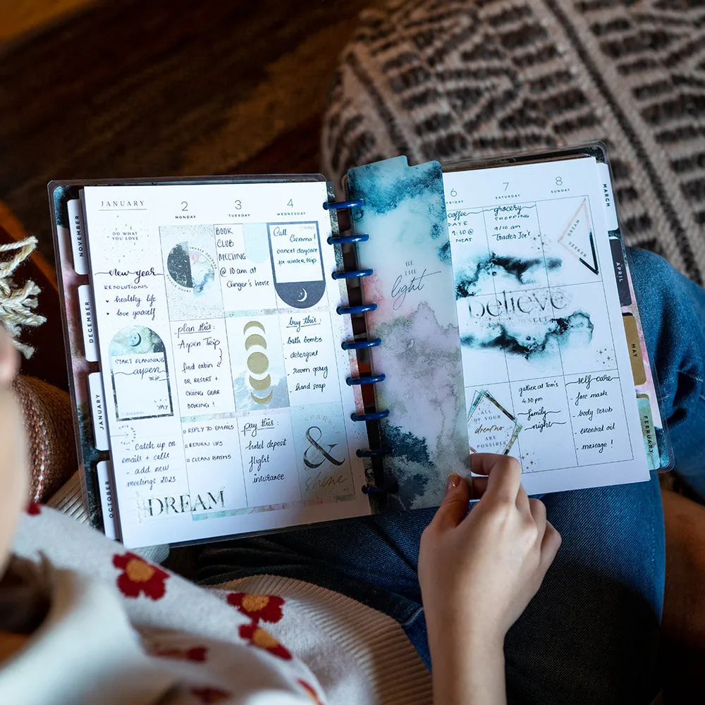 Happy Planner Cosmic Watercolor Classic intercalaires x3