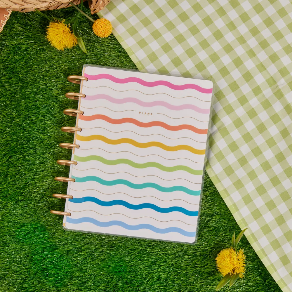 Happy Planner Happy Brights planner non daté classic dashboard 12 mois