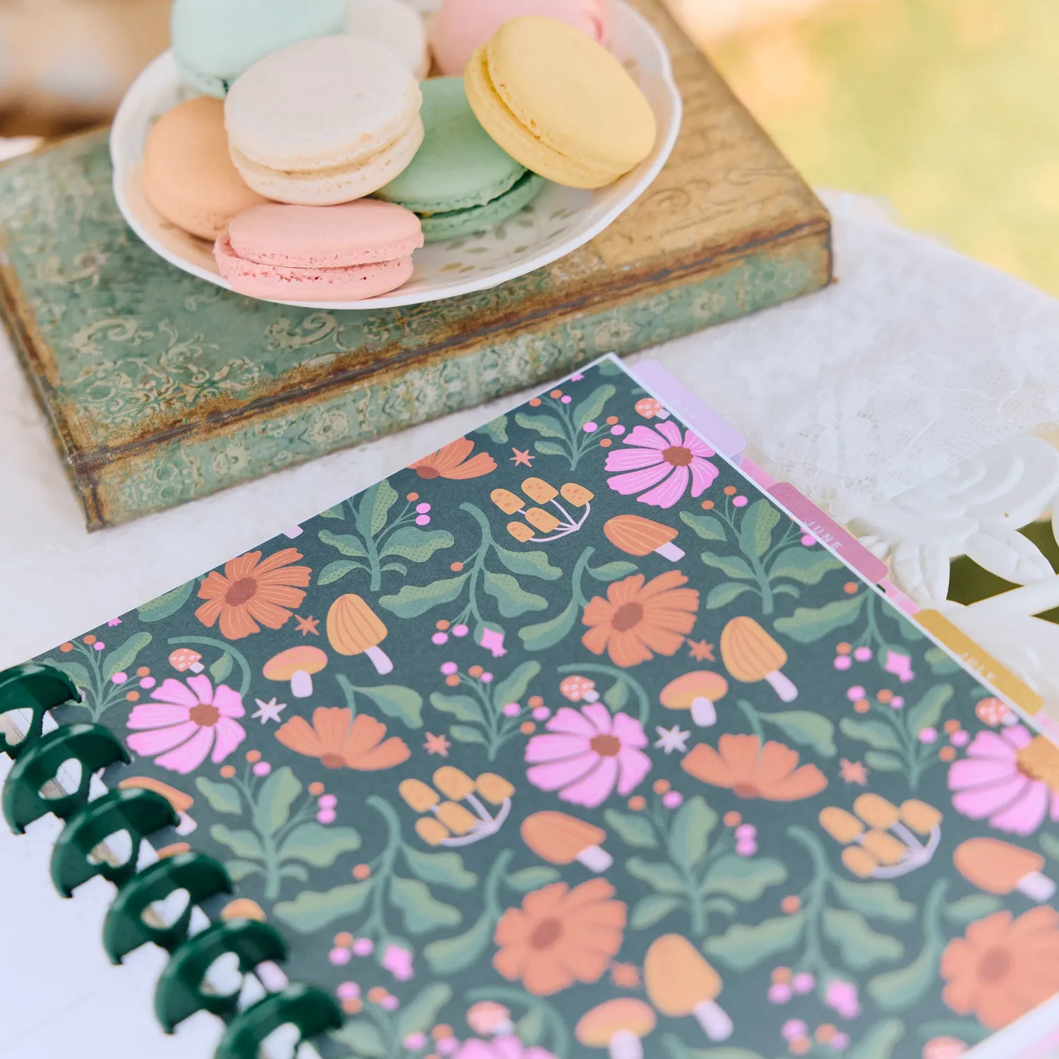 Happy Planner Hive & Bloom agenda Classic 12 mois 2027 vertical