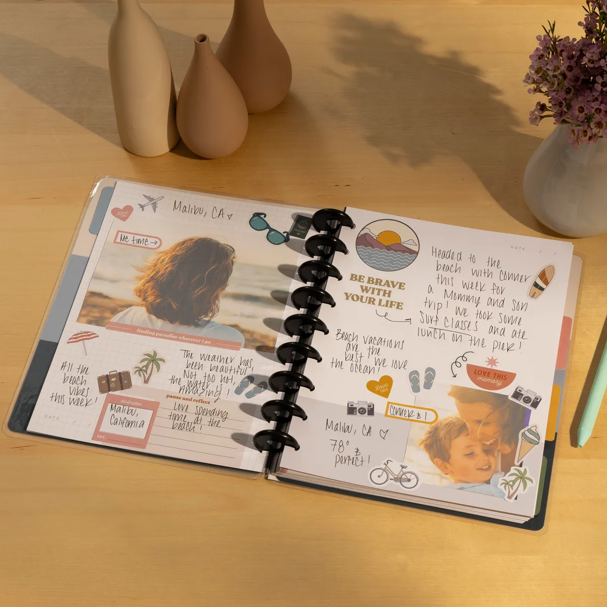 Happy Planner See the World journal photo Classic 80 feuilles