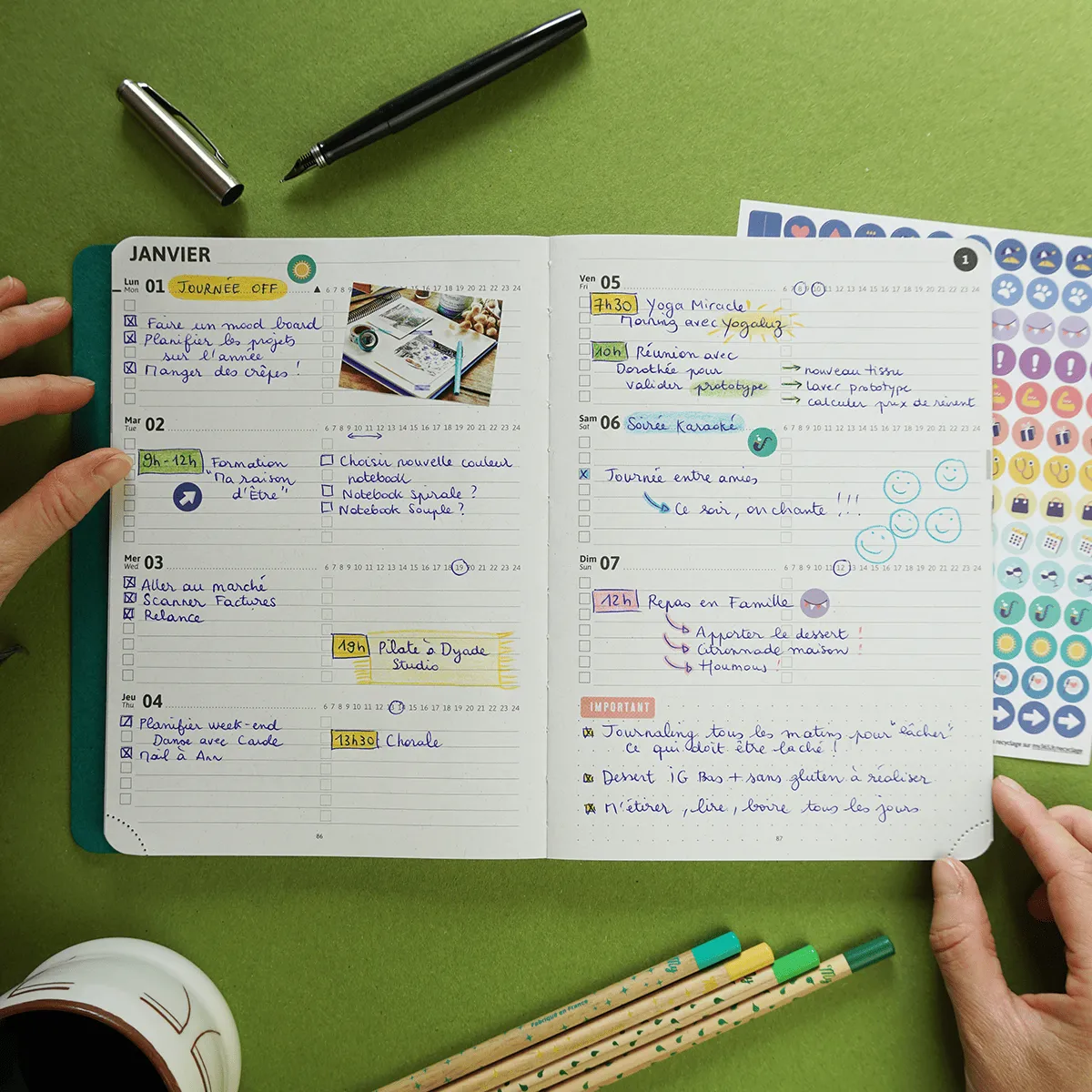 My365 SIMPLE Bullet agenda semainier 2026-2027 A5