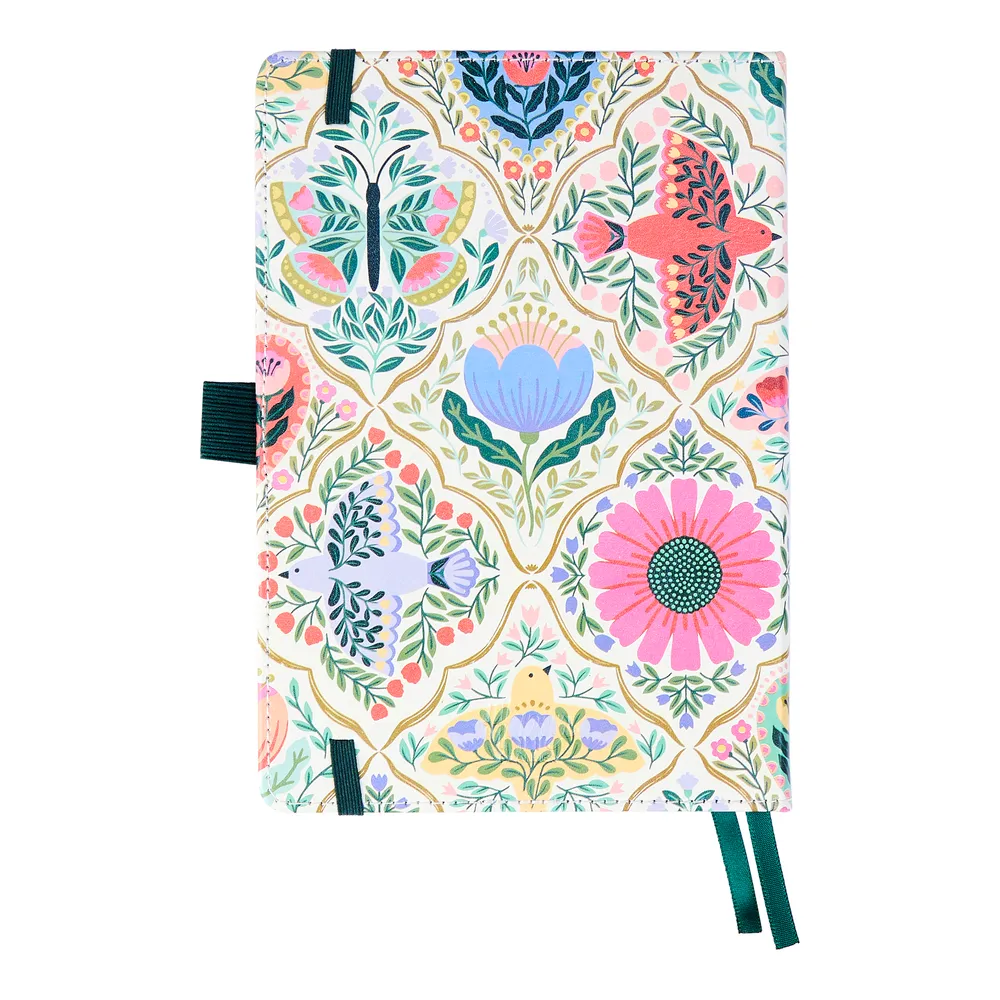Happy Planner Folk & Flora carnet pointillé 80 feuilles épais