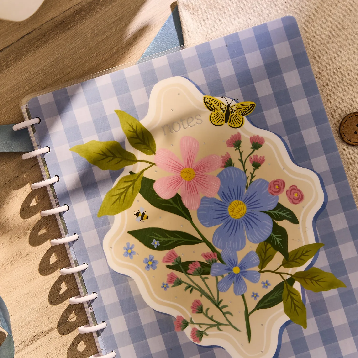 Happy Planner Country Charm carnet à anneaux Big 60 feuilles vichy