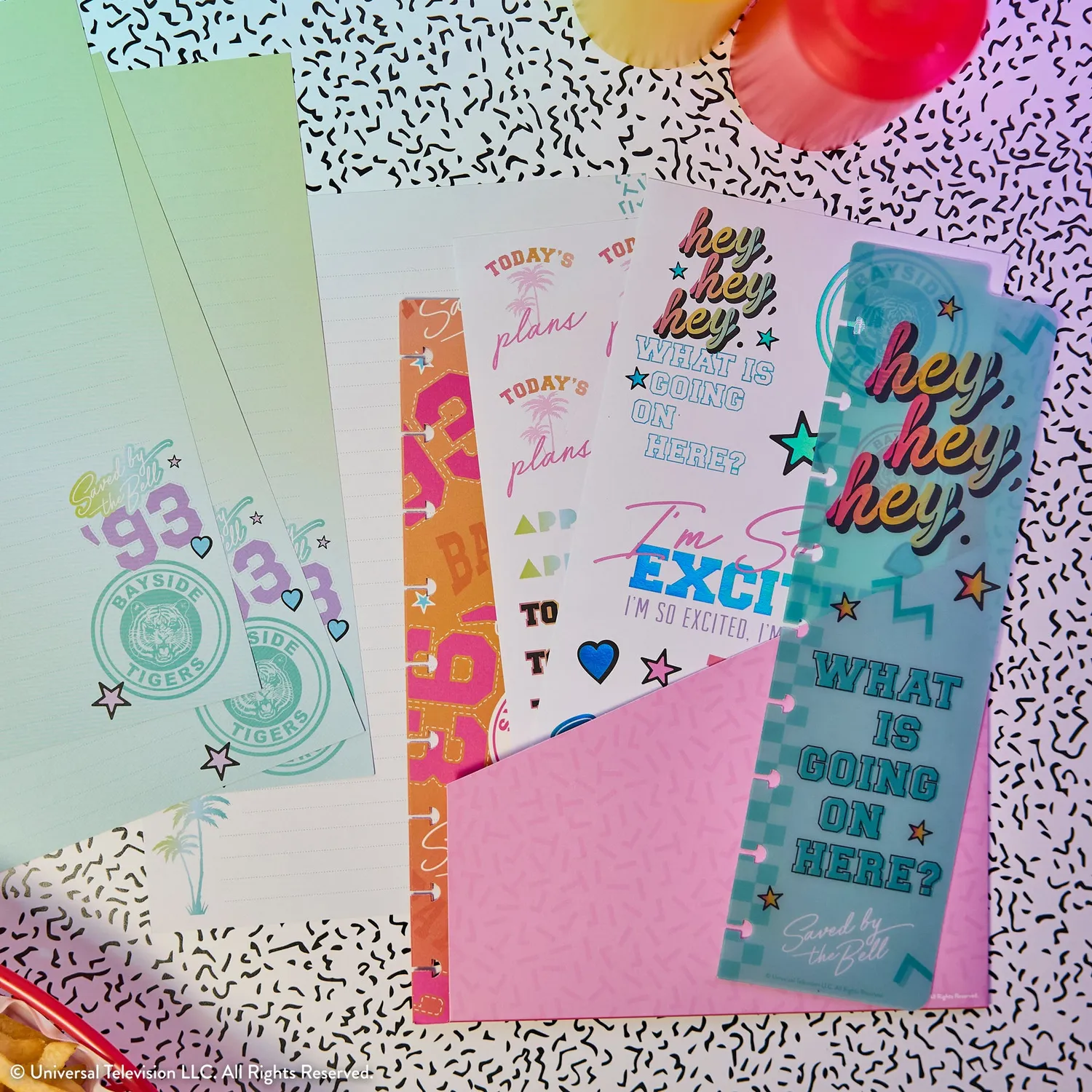 Happy Planner Saved by the Bell Classic pack accessoires rétro