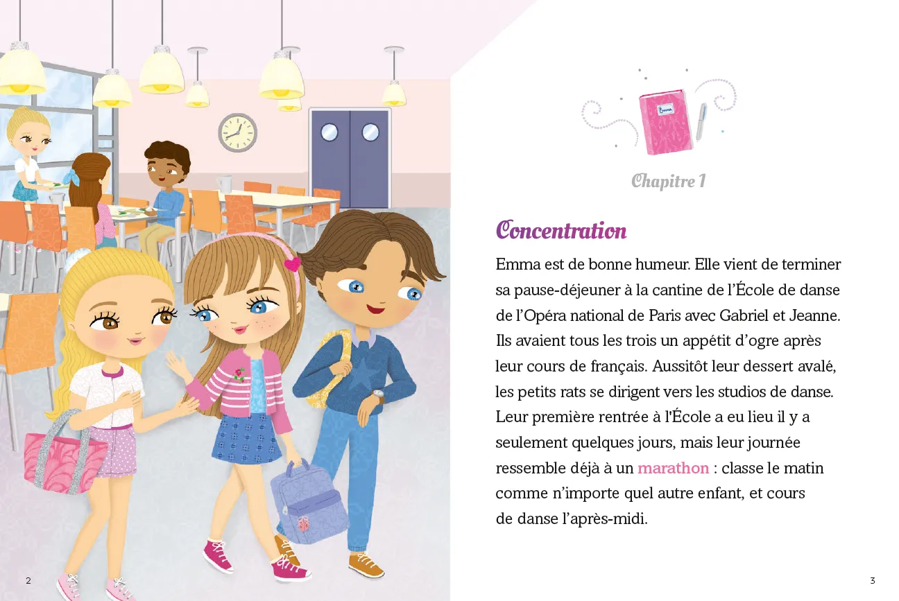 Frigobloc Emma à l'Opéra tome 2 premier roman école de danse