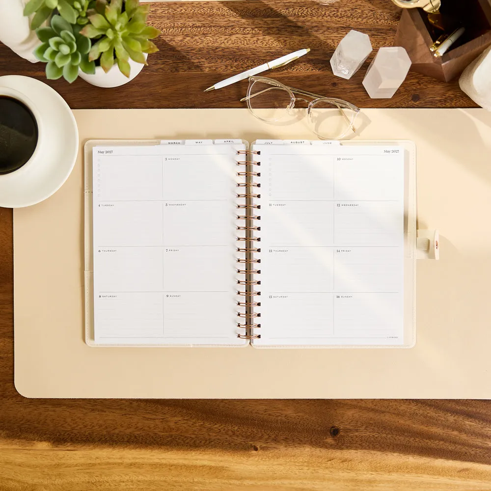 Happy Planner Citrine 2027 agenda spirale Classic pro 12 mois