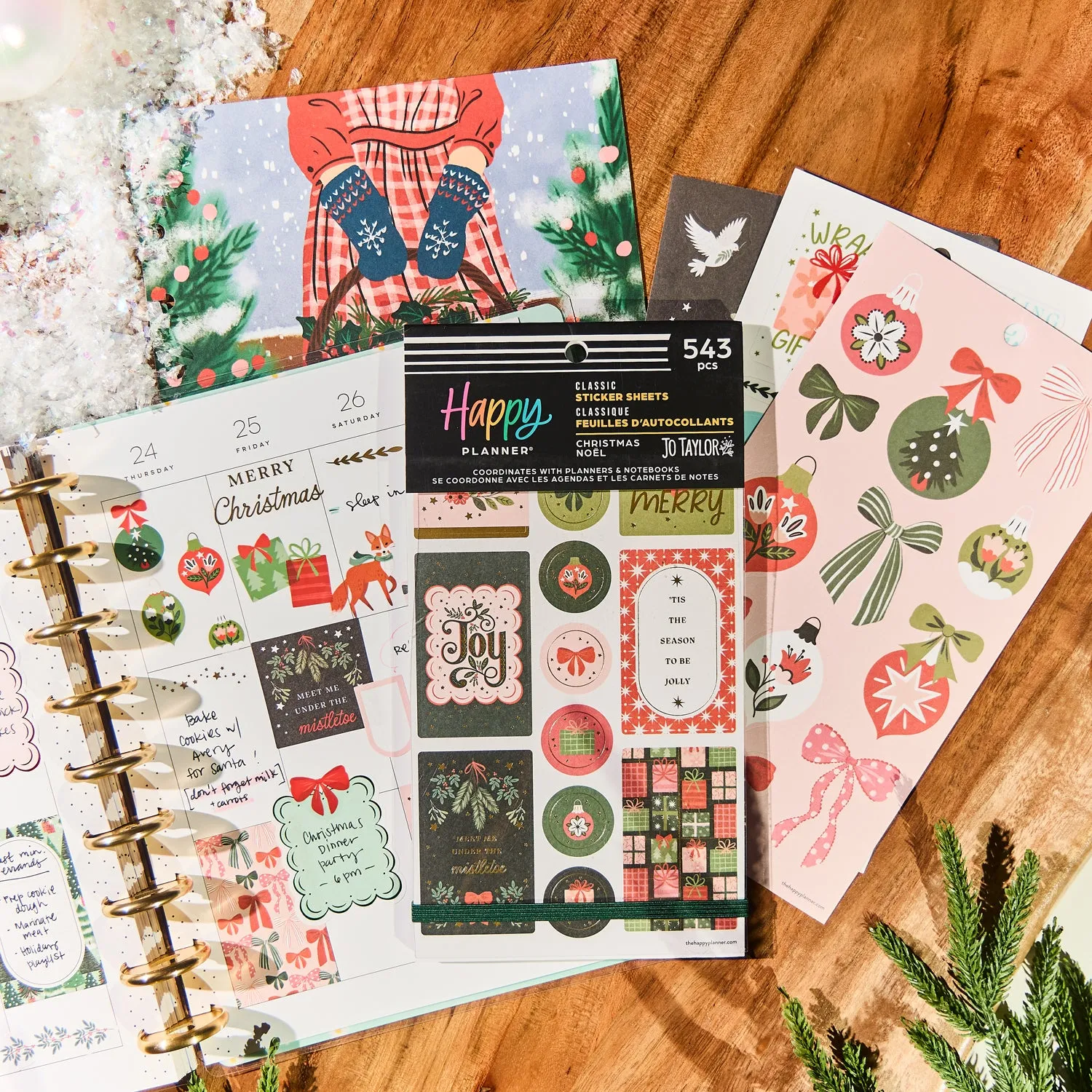 Happy Planner Christmas stickers value pack 543 pièces
