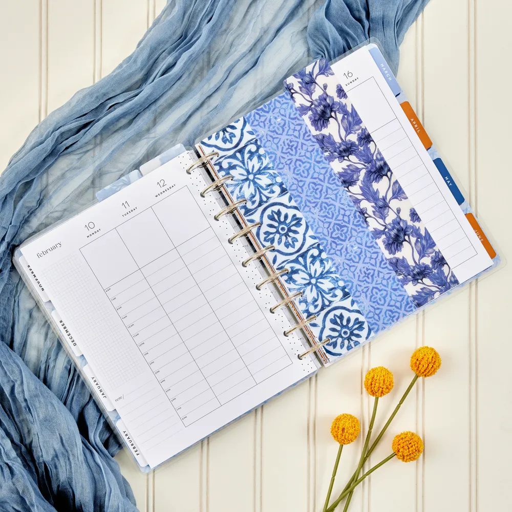 Happy Planner Shibori intercalaires dashboard Classic x3