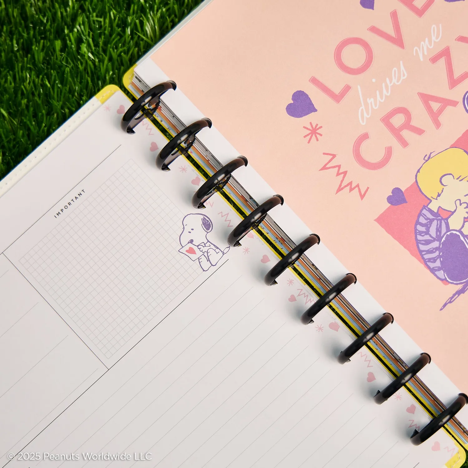Happy Planner Celebrate Seasons Be Happy Box coffret agenda Snoopy non daté