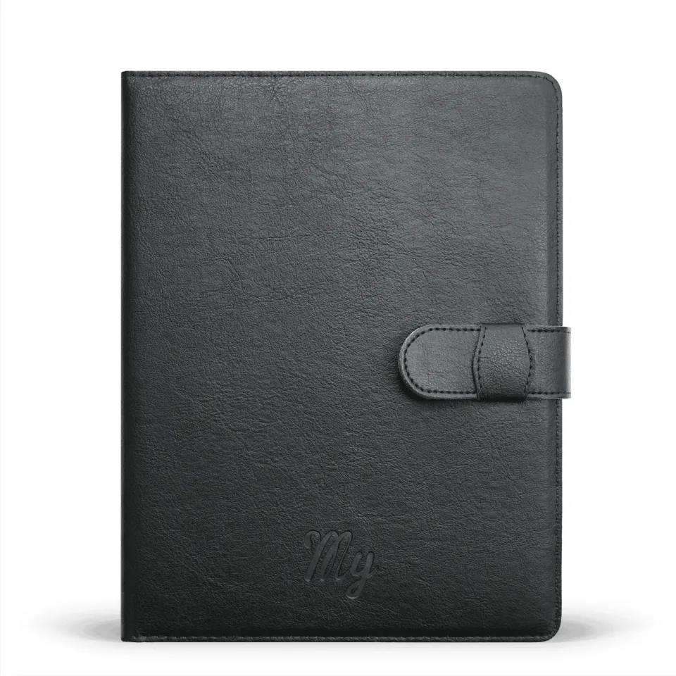 My365 organiseur A5 simili-cuir vegan à anneaux