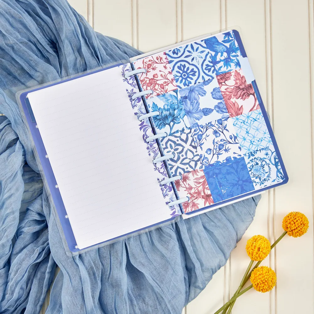 Happy Planner Shibori Mini Notebook 60 feuilles carnet pointillé ligné