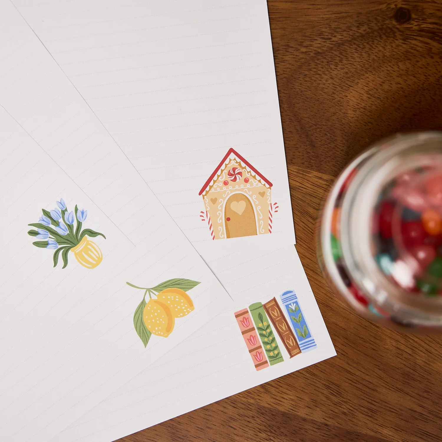 Happy Planner Seasonal Joy papier ligné pointillé Big 40 feuilles