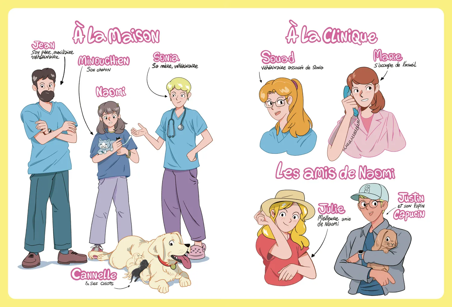 Frigobloc Naomi fille de vétérinaire Tome 2 roman Urgence lapin