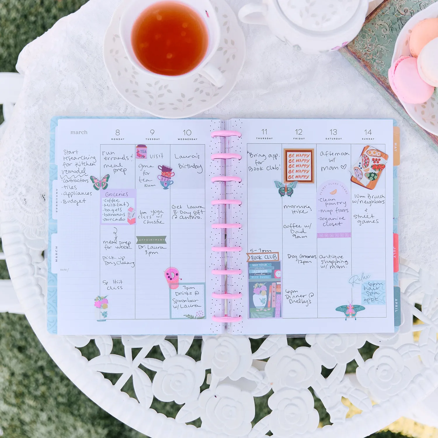 Happy Planner Life In Whimsy agenda 2027 vertical ligné Classic