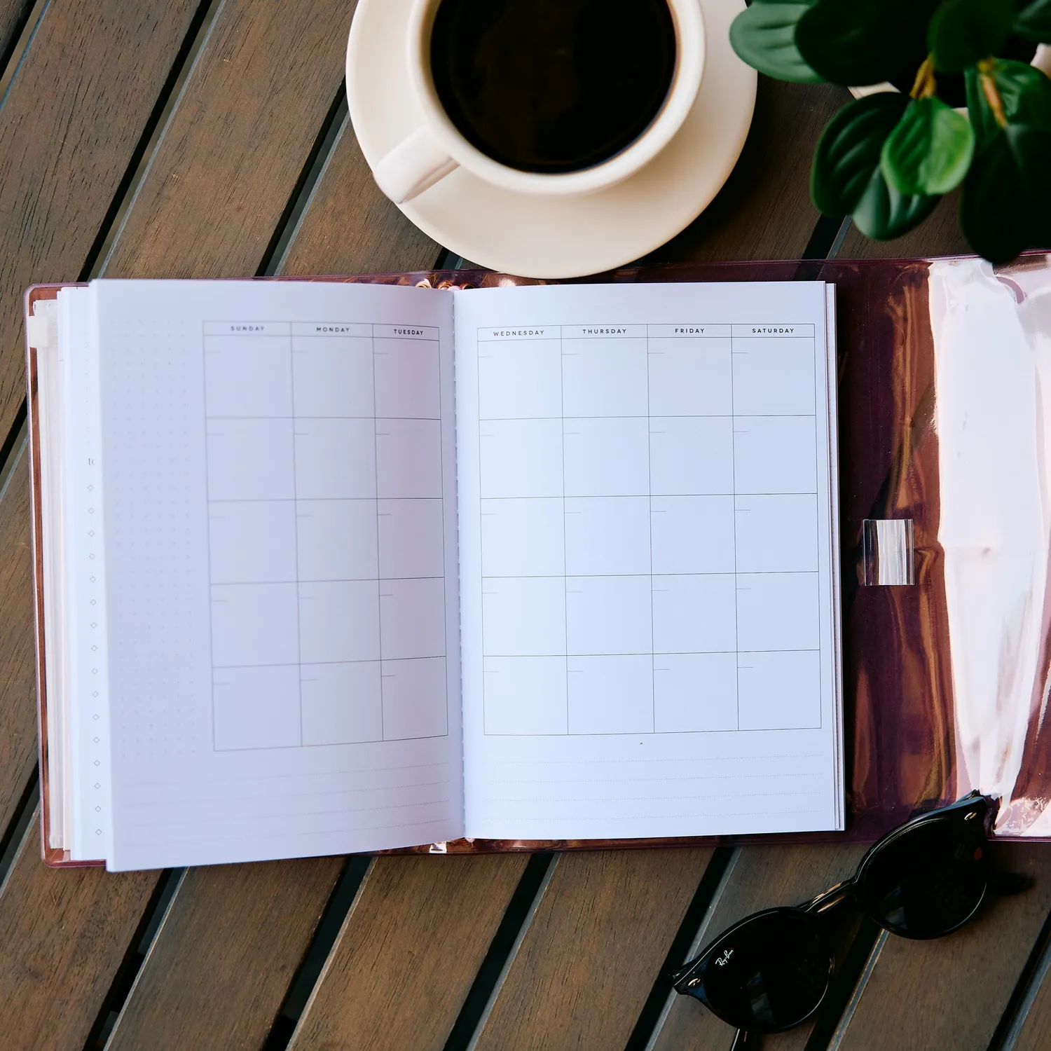 Happy Planner Modern Tones Folio recharge mensuelle A5 non datée