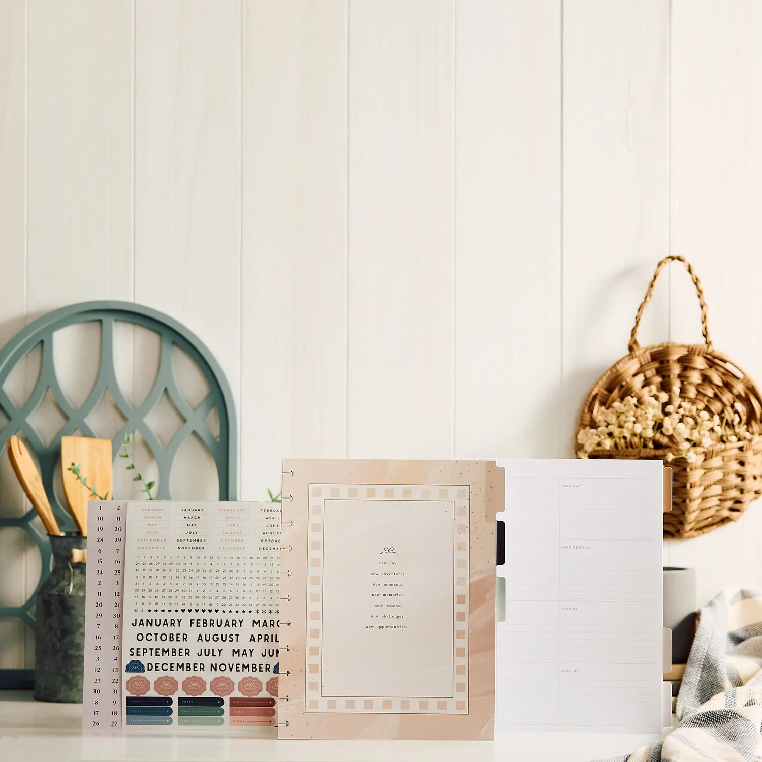 Happy Planner Modern Balance extension dashboard Big 6 mois