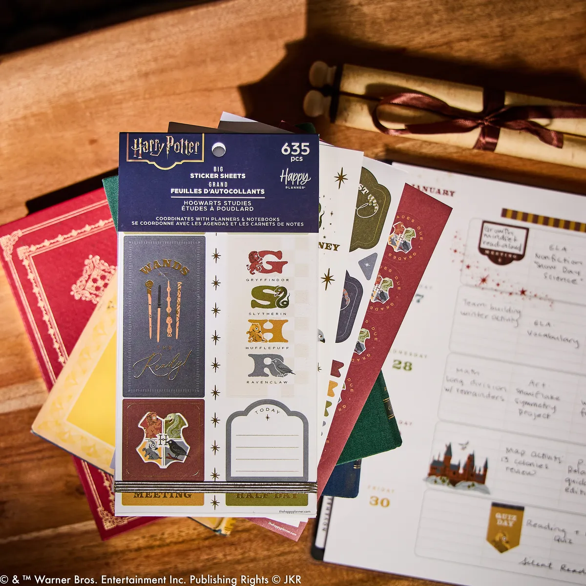 Happy Planner Harry Potter Teacher stickers Big 635 pièces