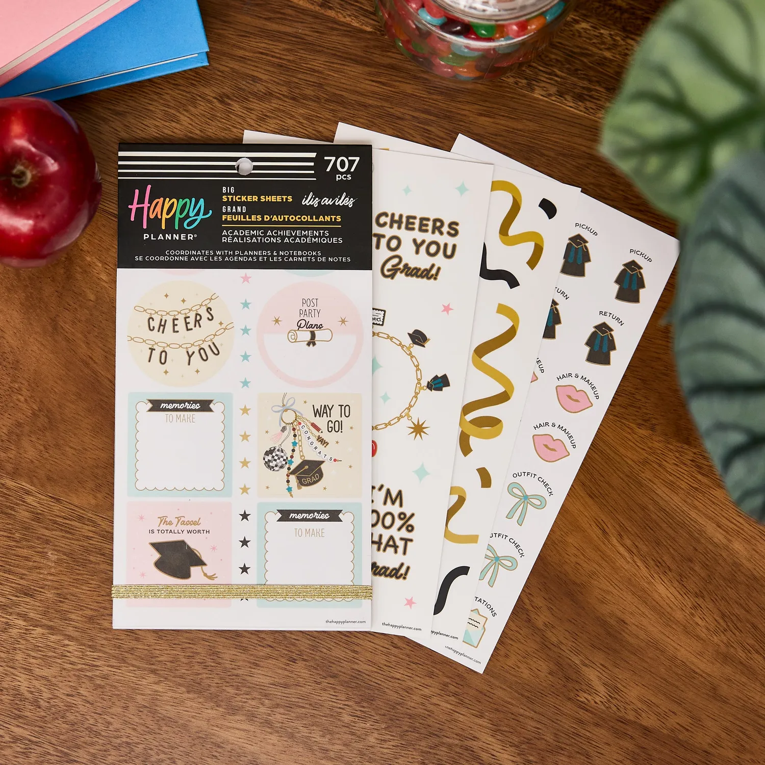 Me & My Big Ideas Academic carnet stickers école 30 planches