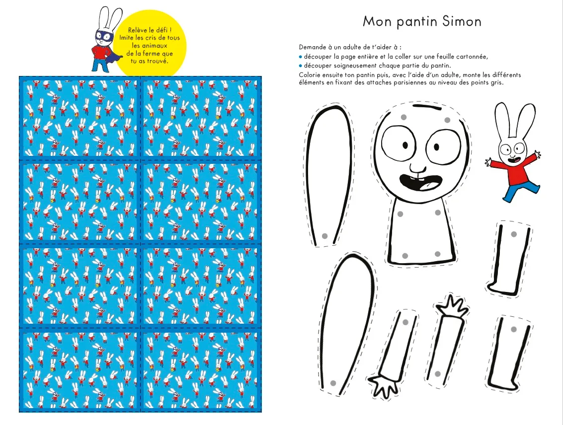 Les Incollables Simon cahier de vacances PS-MS 2026 3-4 ans
