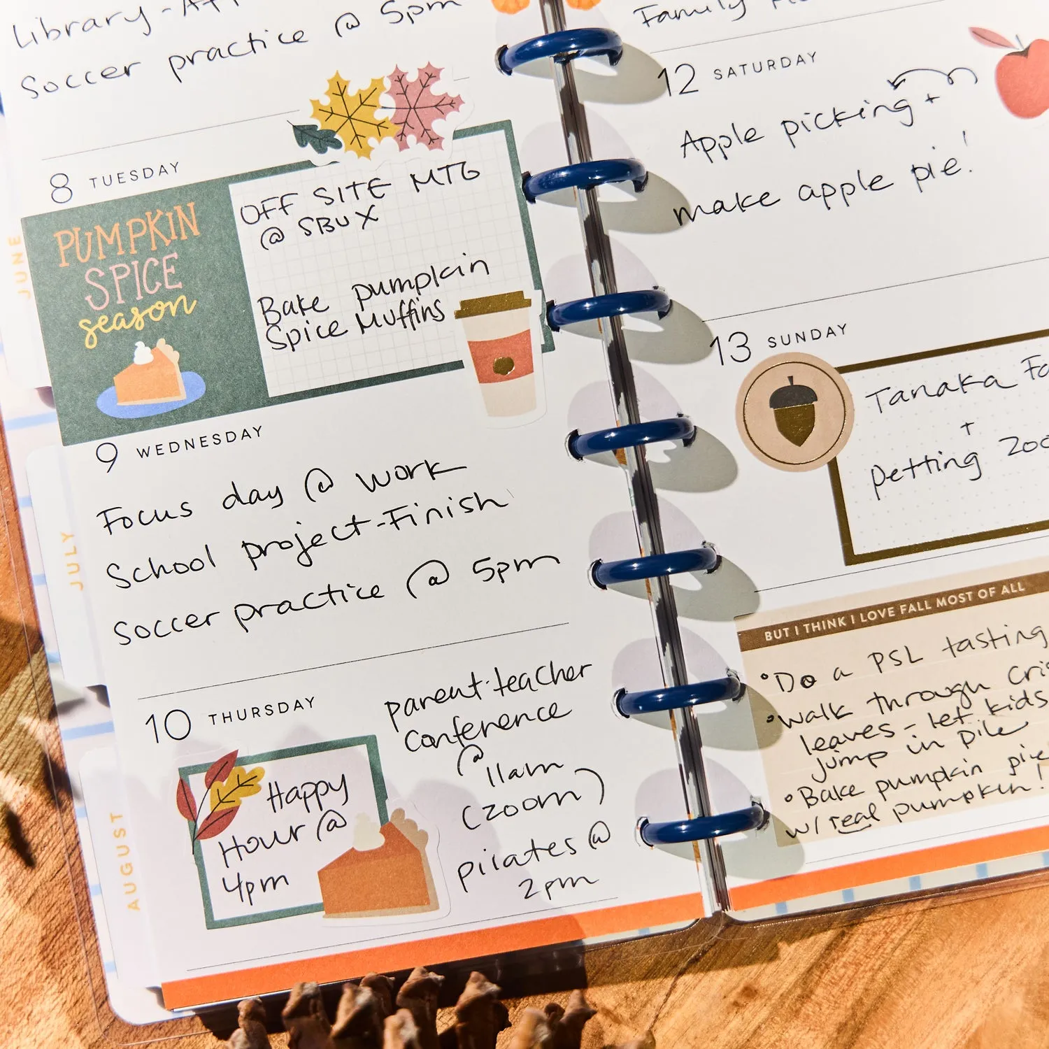 Me & my big ideas Happy Planner Seasonal Charm agenda 12 mois fin