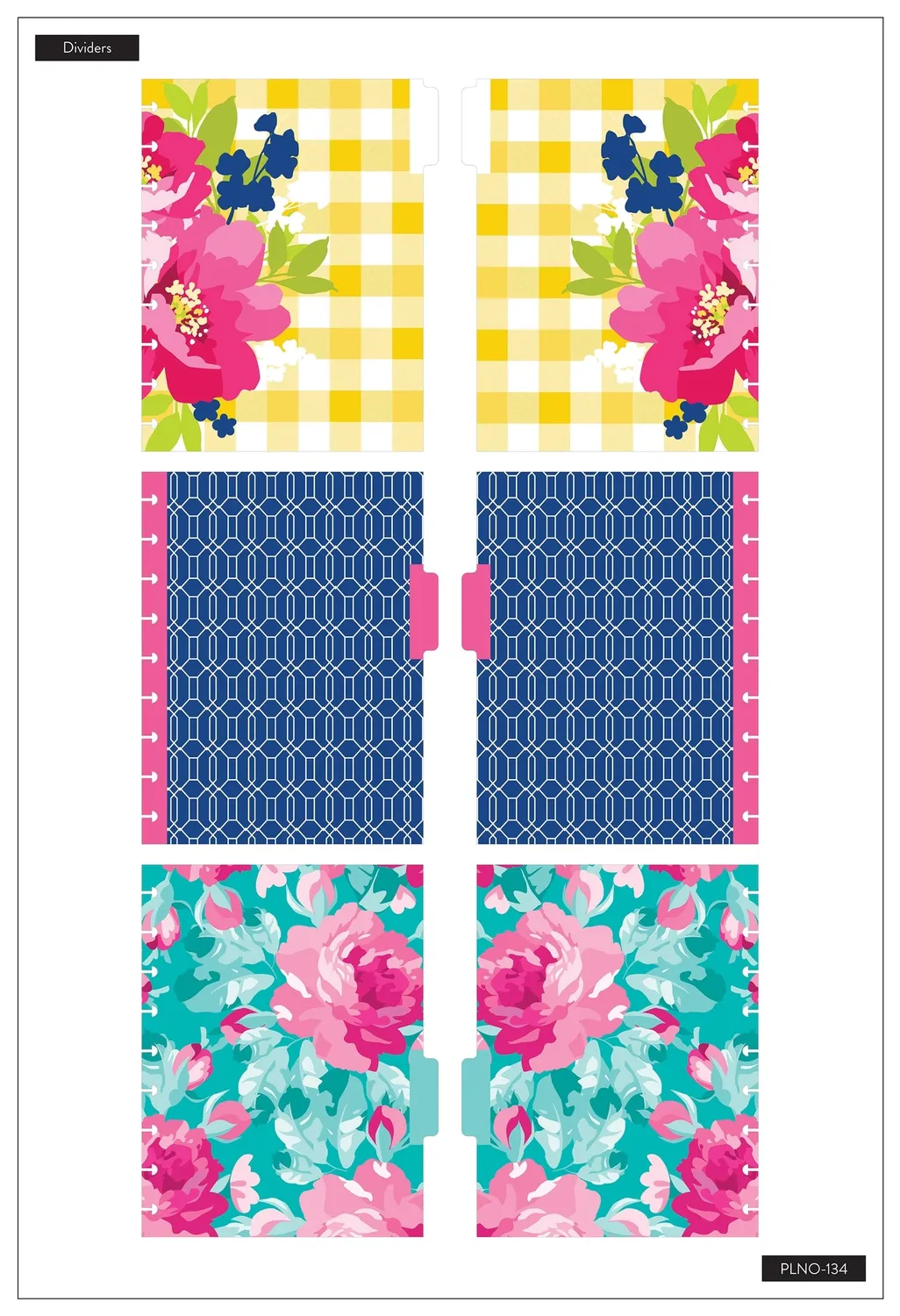 Happy Planner Be Kindness carnet Classic à disques pointillés