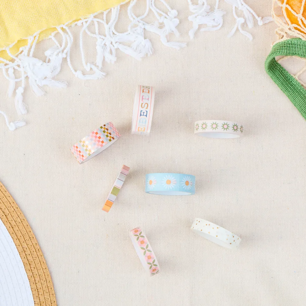 Happy Planner Simple Joys washi tape 7 rouleaux floral