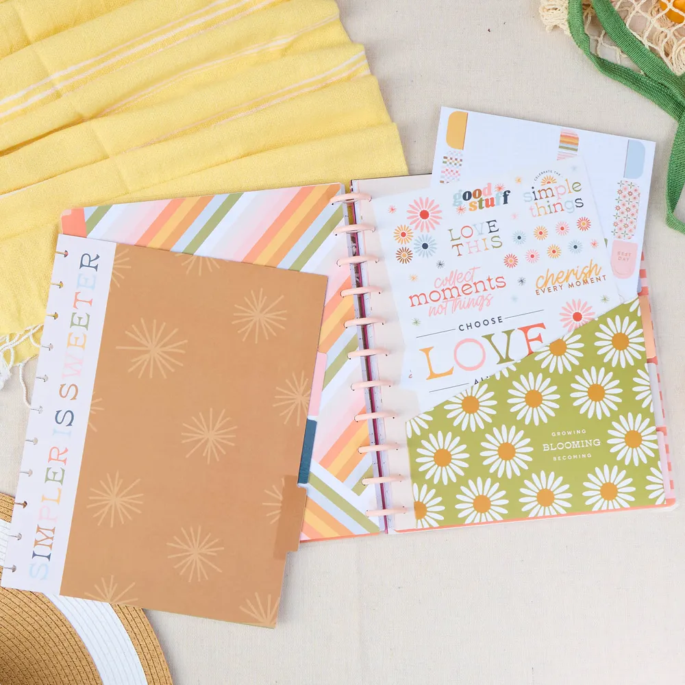 Happy Planner Simple Joys big extension album 4 mois 104 pièces