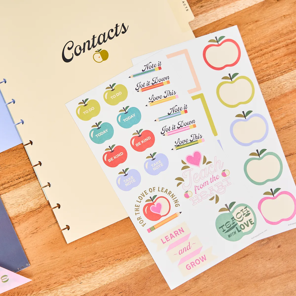 Happy Planner Mod Teacher Big kit accessoires enseignant