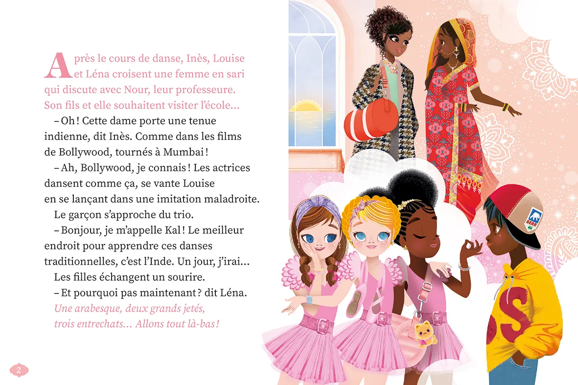 Frigobloc Une deux trois Danseuses Tome 14 roman Bollywood