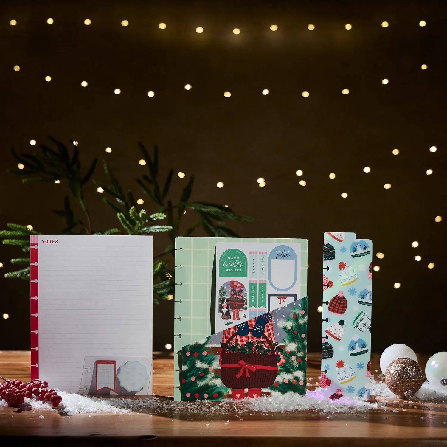 Happy Planner Seasonal Charm Classic kit accessoires hiver