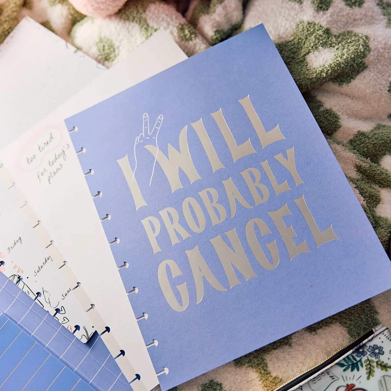 Happy Planner Pajama Plans Big kit extension planner