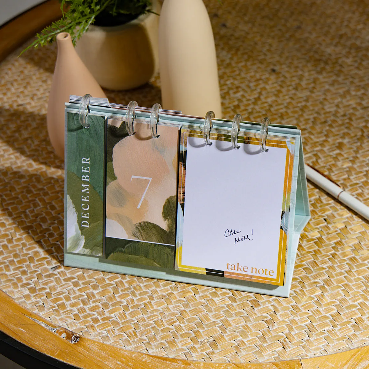 Me & my big ideas Brushstroke Florals calendrier chevalet