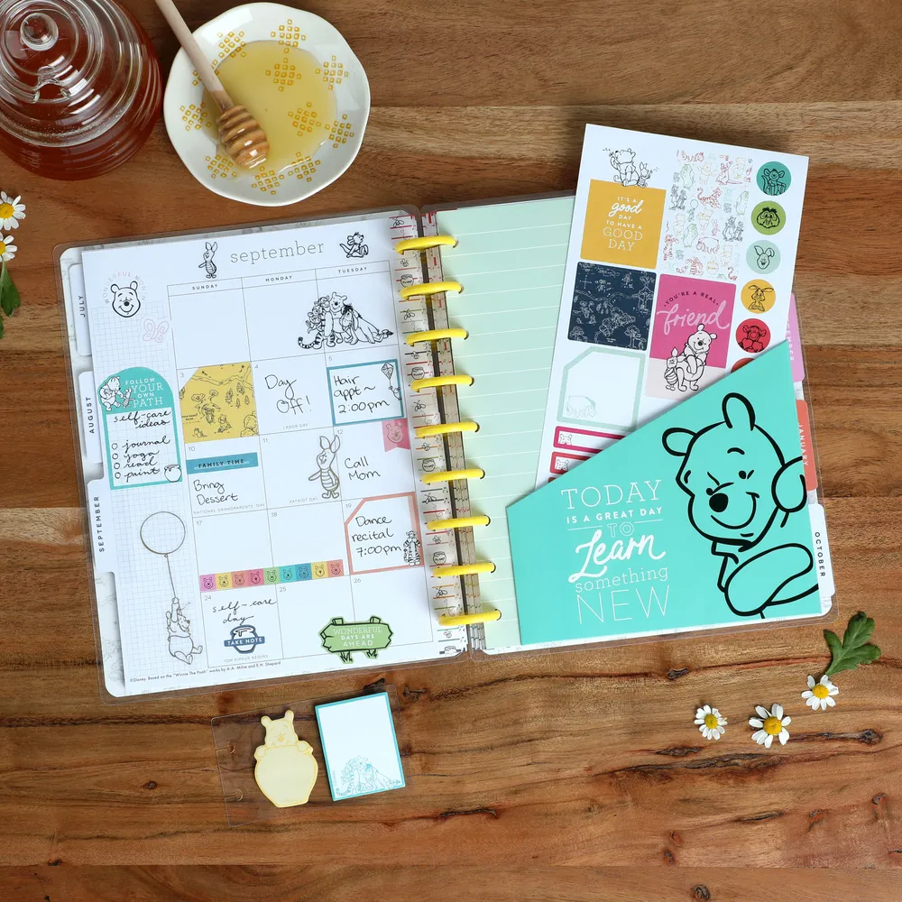 Happy Planner Disney Winnie Ourson True to You pack Classic 82