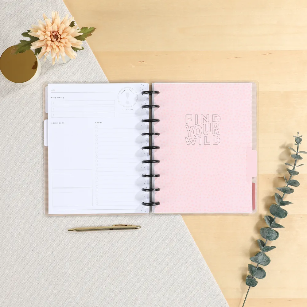Happy Planner Kind Wild planner journalier non daté 4 mois
