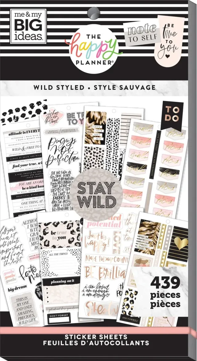 Happy Planner Wild Styled stickers Classic 439 animal