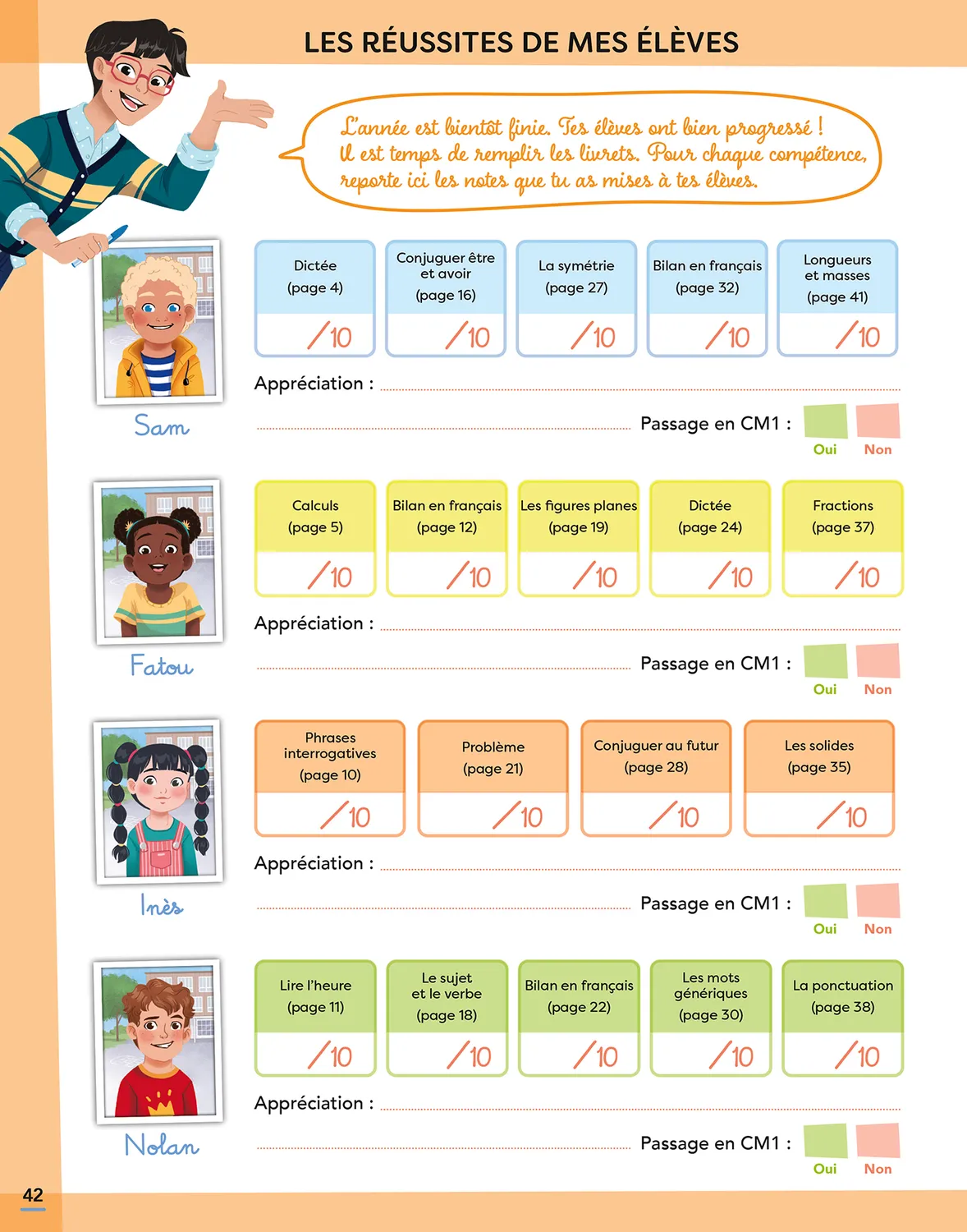 Les Incollables C'est moi la maîtresse CE2 cahier 8-9 ans