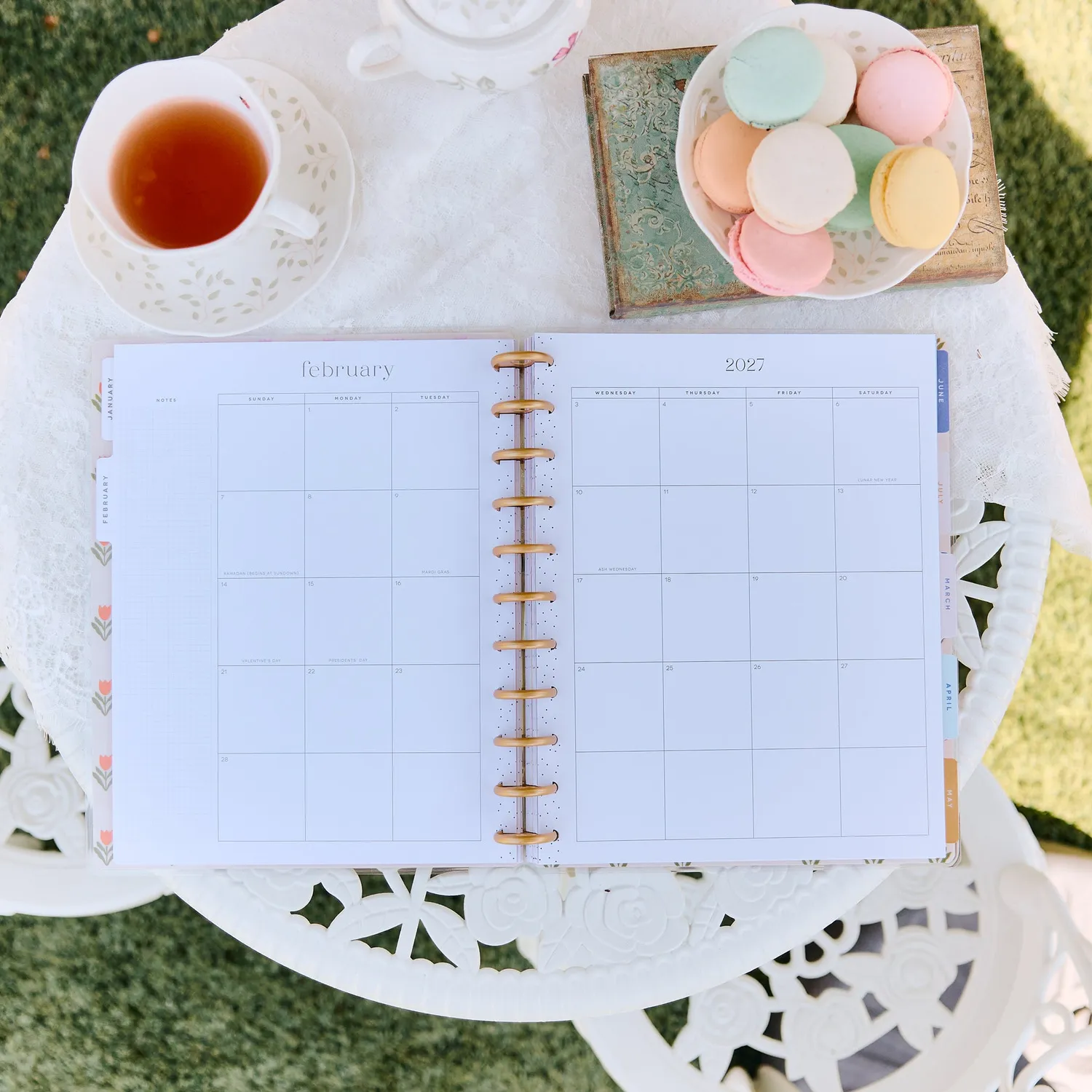 Happy Planner Little Garden 2027 agenda Big vertical 12 mois