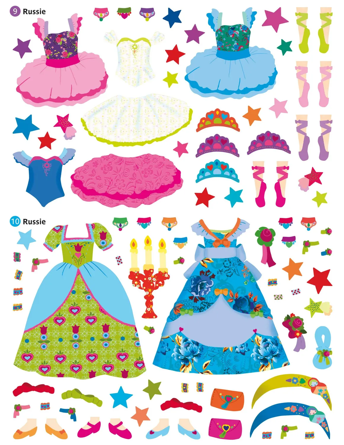 Frigobloc Minimiki Stickers Danses du monde 300 autocollants