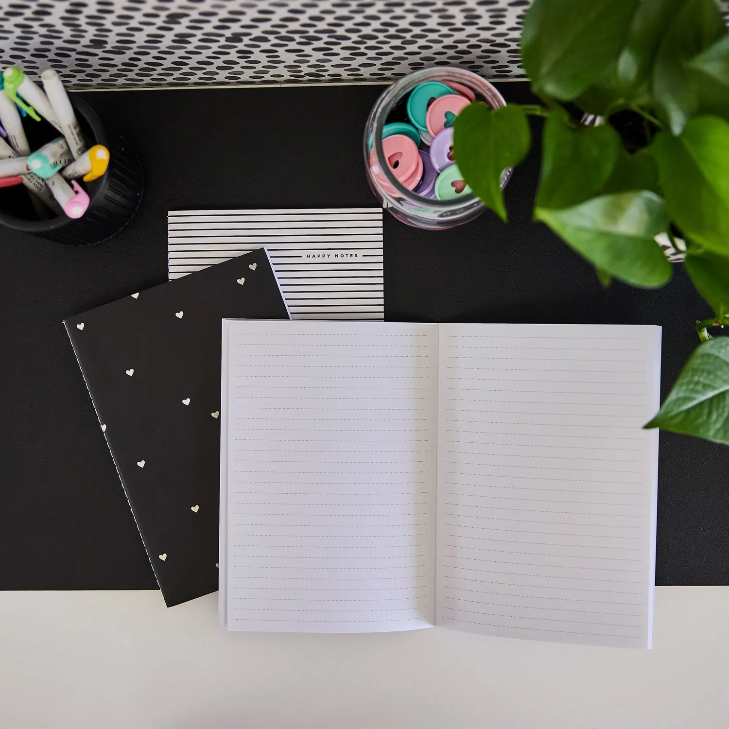 Happy Planner Love L+S carnets A5 pointillés lot de 3