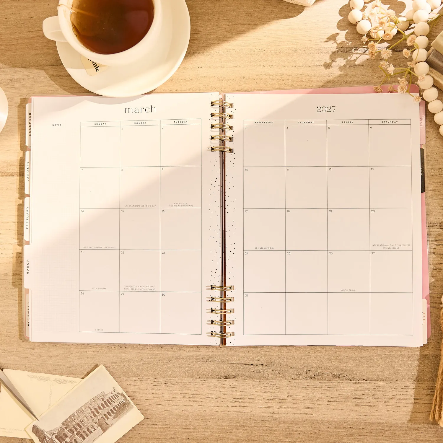 Happy Planner Horizon Lines agenda spiralé Big 2026-2027 dashboard