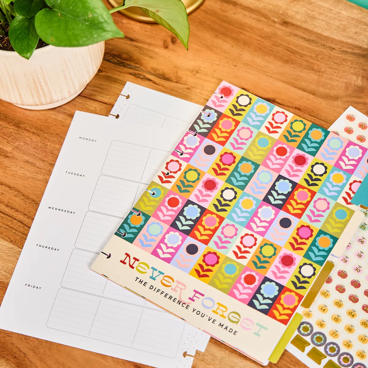 Happy Planner Mod Teacher extension classic 6 mois 501 pcs