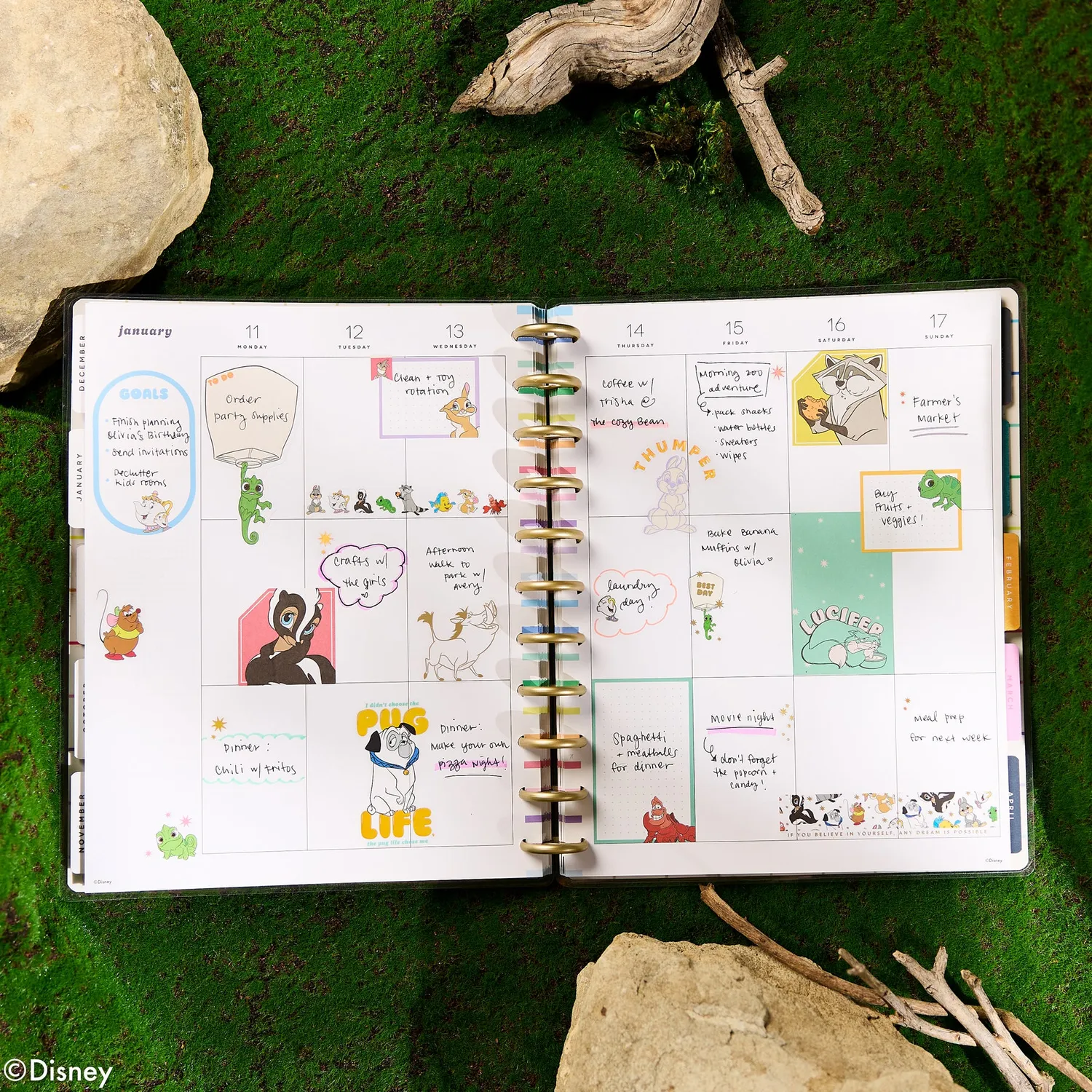 Happy Planner Disney Best Pals Big agenda vertical 2026-2027