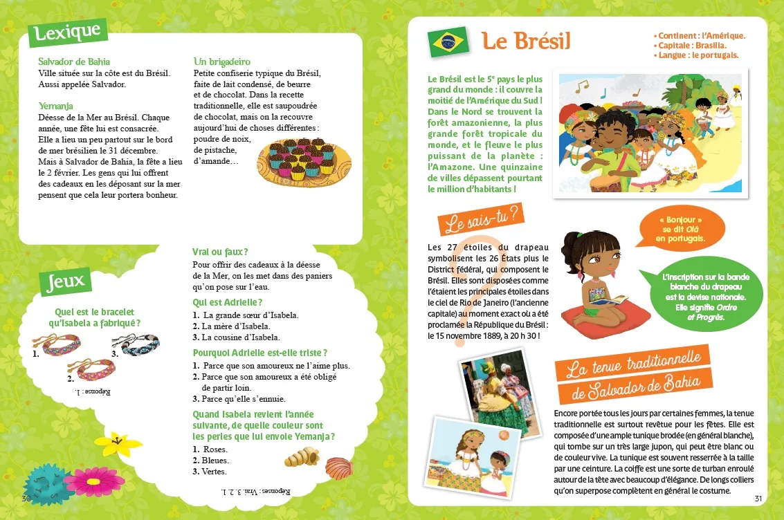 Minimiki Isabela et la déesse de la mer livre 6 ans Brésil