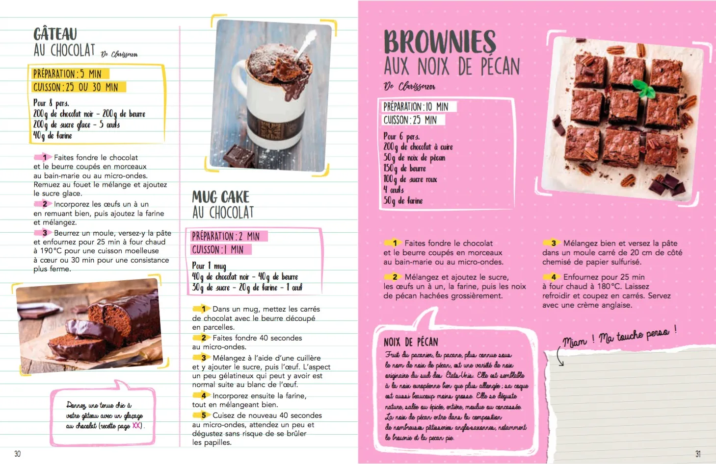 Frigobloc Marmiton Cahier gourmand desserts ultra faciles 75 recettes