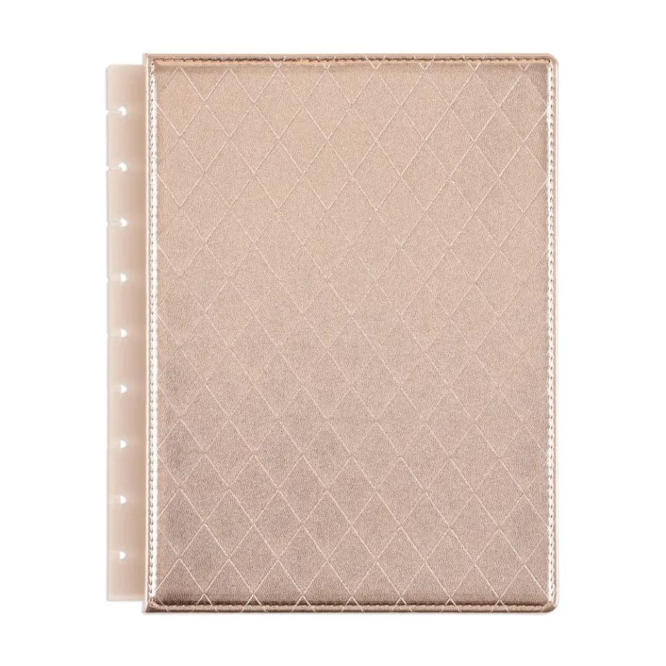 Happy Planner Classic couverture Crushed Rose souple simili cuir rose